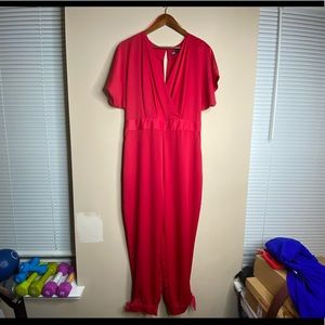 ZARA Red Jumpsuit- L